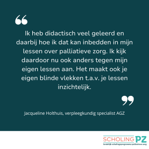 Reviews docentscholing WO Jacqueline Holthuis